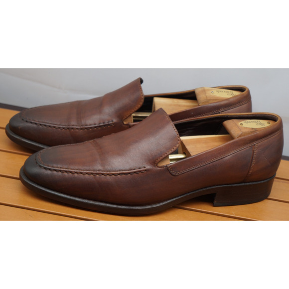 MEN'S ECCO VITRUS MONDIAL LOAFER Walnut EU 44 / US 10.5 - Picture 1 of 10